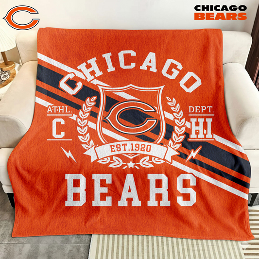Premium NFL CHI Legacy Fleece Blanket V3 NMD TTV