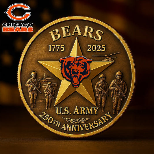 Premium NFL CHI U.S Army Anniversary Coin V1 NMD NHM