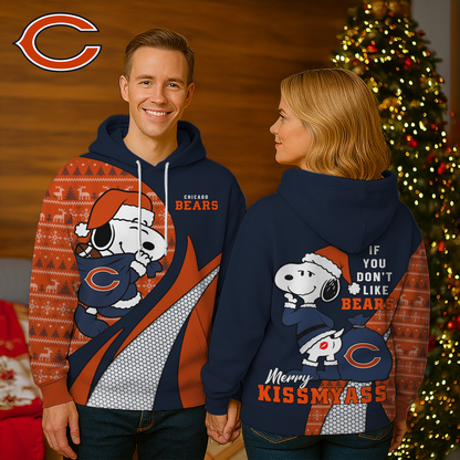 Premium NFL CHI x SNP Funny Christmas Hoodie V1 NMD TTV