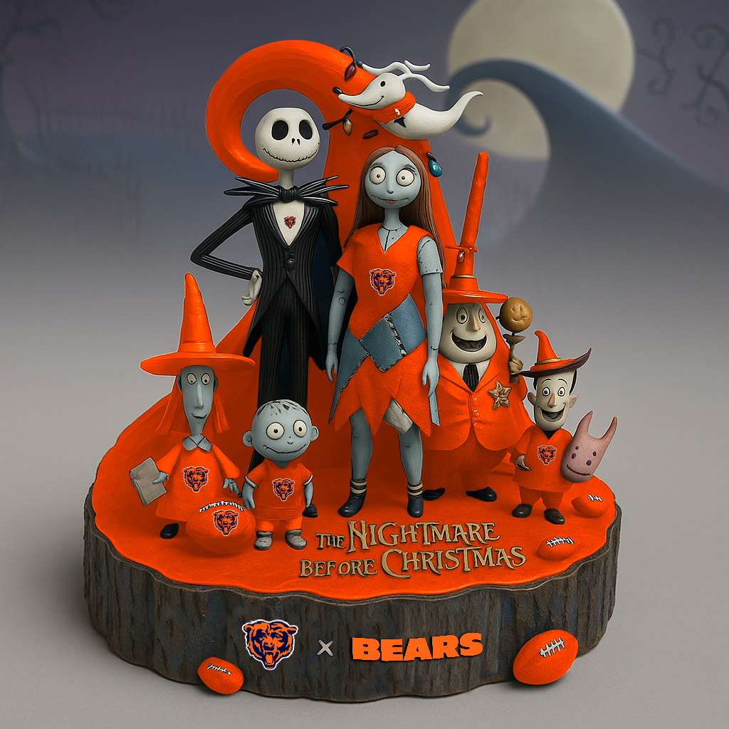 Premium NFL CHI x TNBC Acrylic Plaque V4 NMD TTV