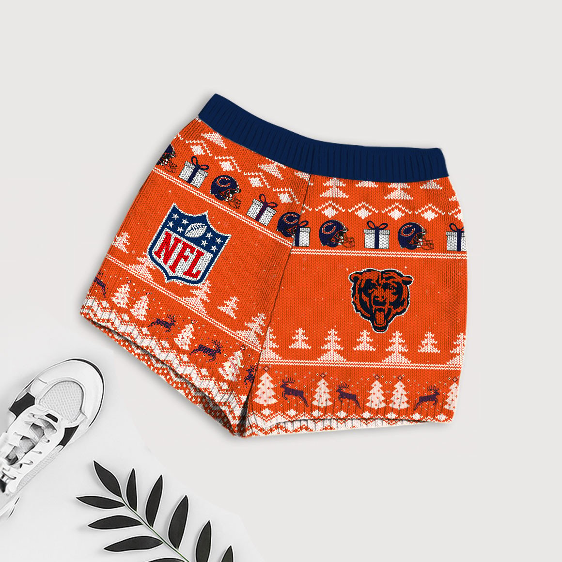 Premium NFL CHIHoliday Sweatshirt & Shorts Set V1 NMD TTV