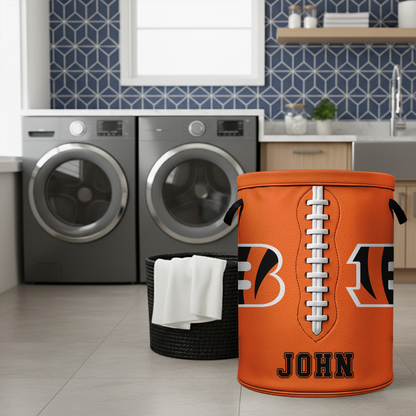 Premium NFL CIN Clothes Hamper HI V1 NMD TTV