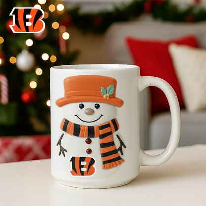 Premium NFL CIN Santa Ceramic Mug V1 NMD TTV