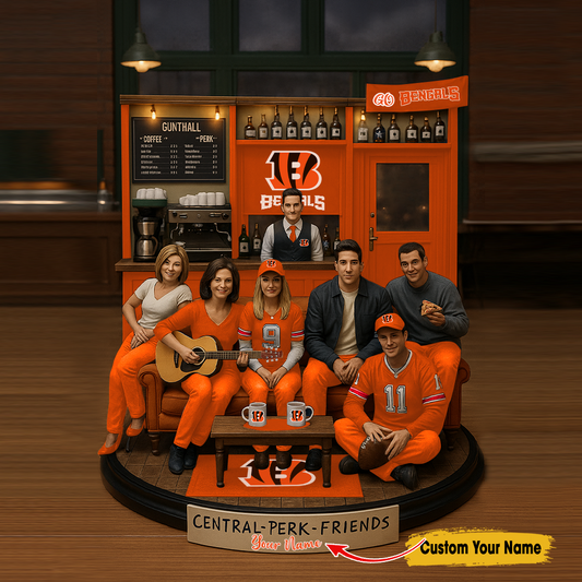 Premium NFL CIN x FR Acrylic Plaque V3 NMD TTV