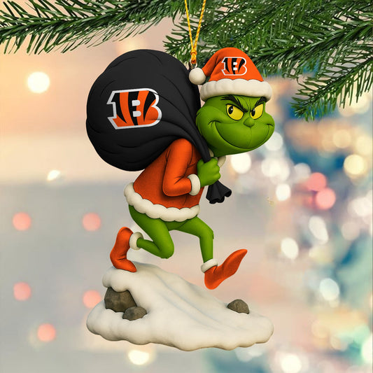 Premium NFL CIN x GR Christmas Tree Ornament V2 NMD NHM