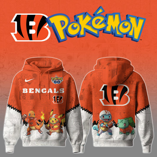 Premium NFL CIN x Pokemon Hoodie V1 NMD TTV