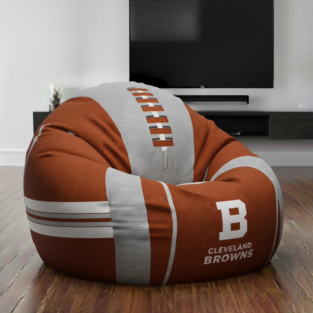 Premium NFL CLE Lounge Bean Chair V1 NMD TTV