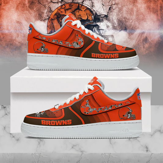 Premium NFL CLE Multicolor AF1 Sneaker V1 NMD25 TTV