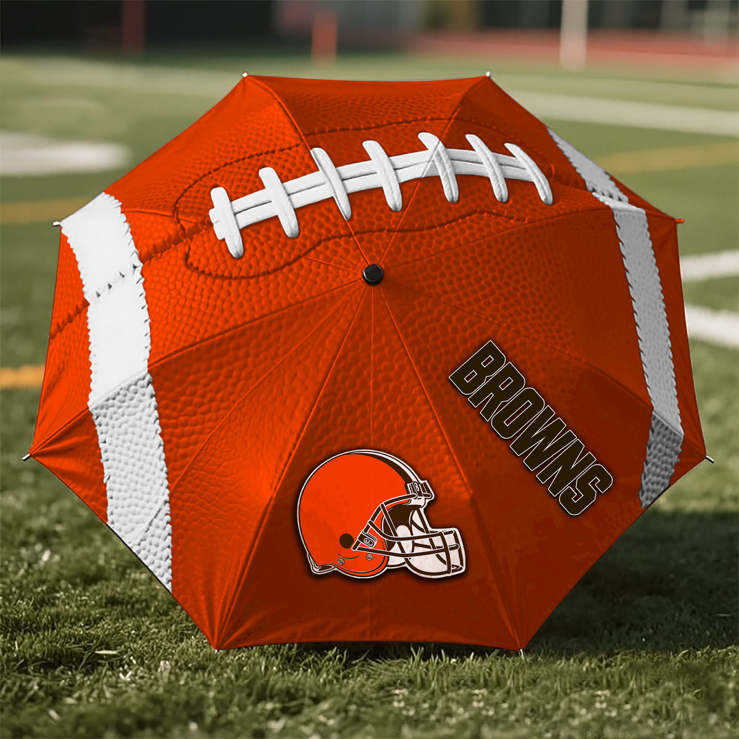 Premium NFL CLE Open Folding Umbrella V1 NMD TTV