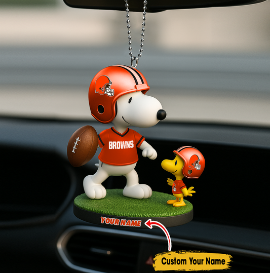 Premium NFL CLE x SNP Car Ornament V4 NMD TTV