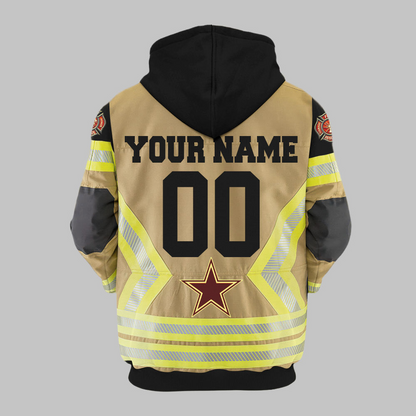 Premium NFL DAL Firefighter Zip Hoodie V1 NMD TTV