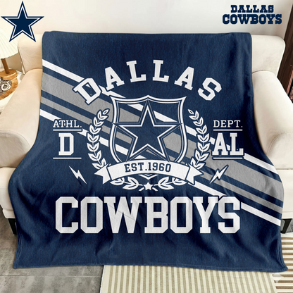 Premium NFL DAL Legacy Fleece Blanket V3 NMD TTV