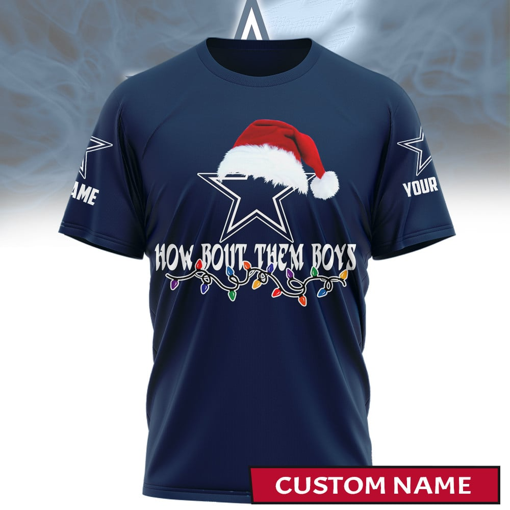 Premium NFL DAL Merry Christmas T-shirt V1 NMD TTV