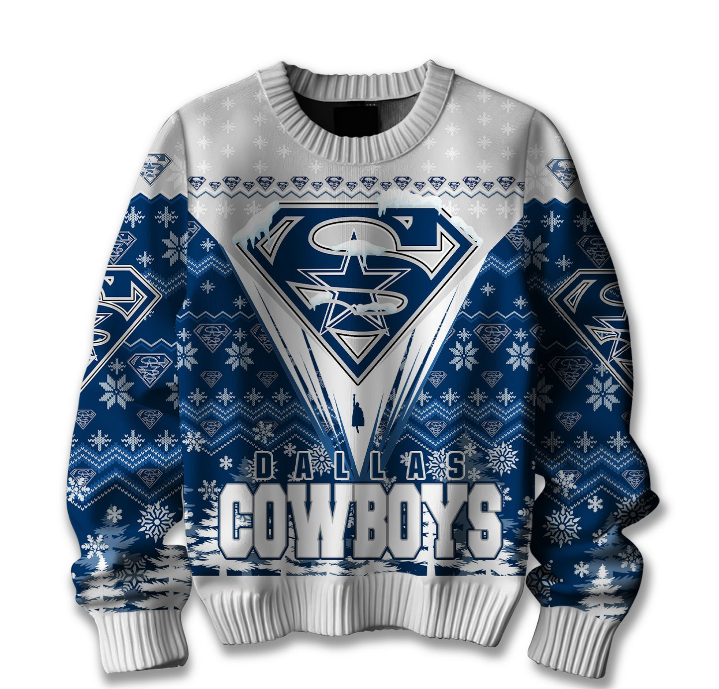 Premium NFL DAL Merry Super Christmas Sweater V1 NMD TTV
