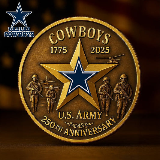 Premium NFL DAL U.S Army Anniversary Coin V1 NMD NHM