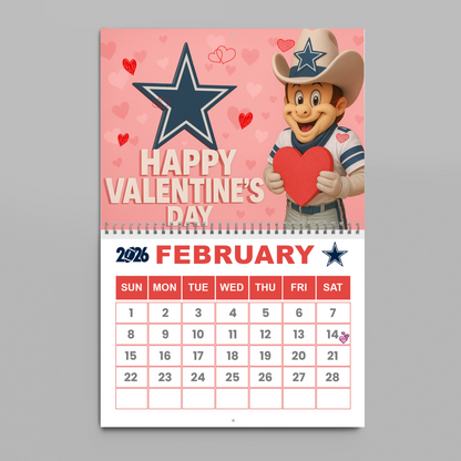 Premium NFL DAL Wall Calendar 2026 V1 NMD TTV