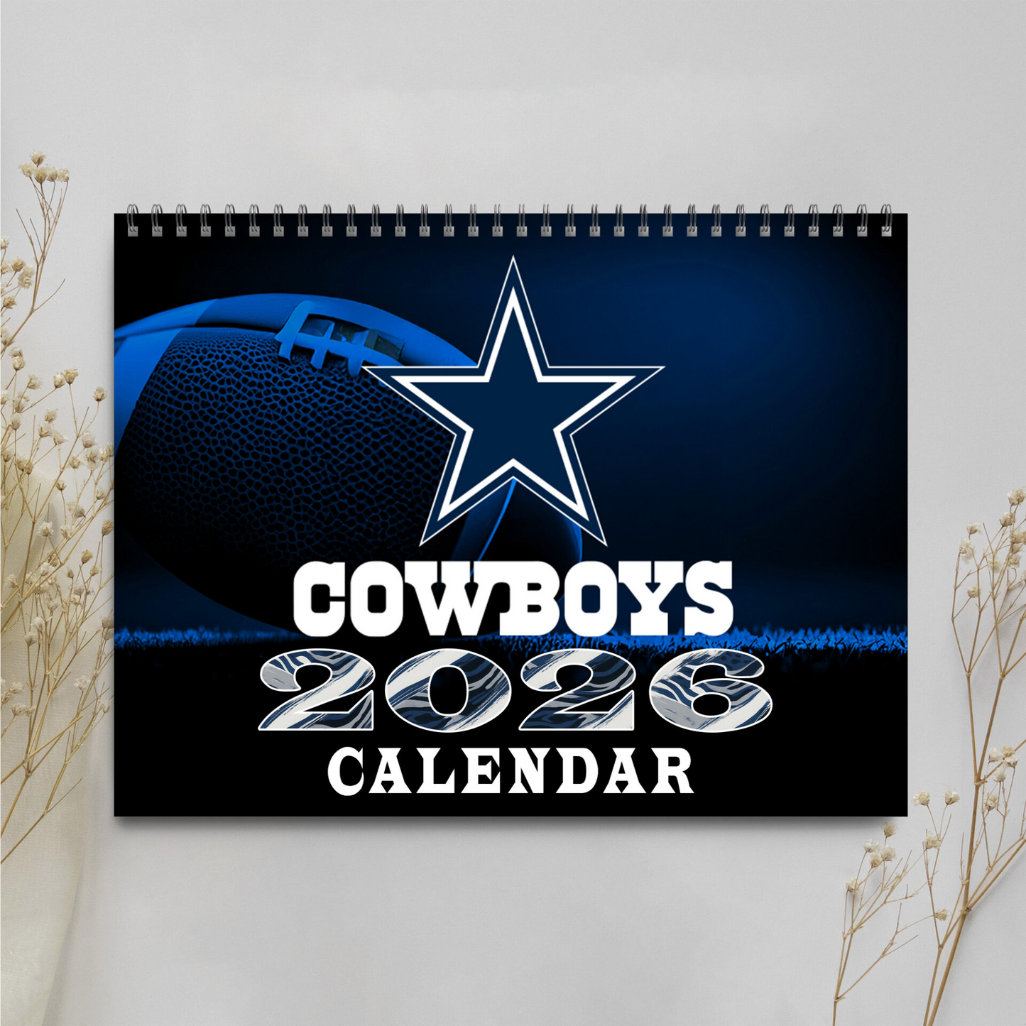 Premium NFL DAL Wall Calendar 2026 V1 NMD TTV