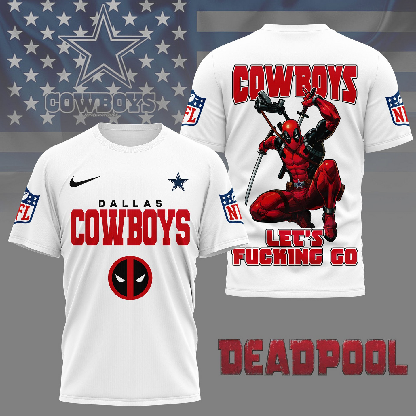 Premium NFL DAL x DP T-shirt V1 NMD TTV