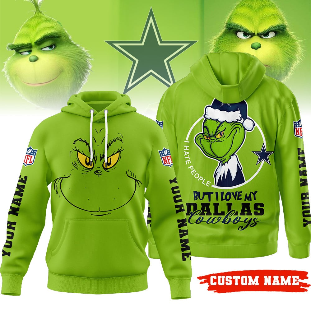 Premium NFL DAL x The Grinch Hoodie V1 NMD TTV