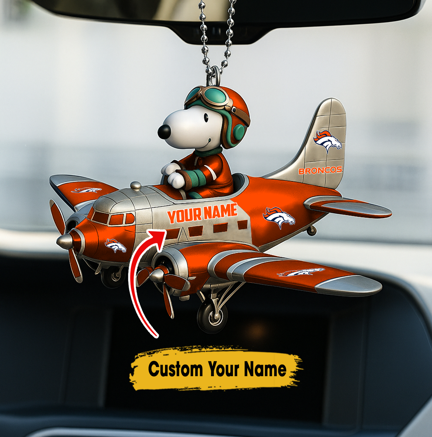 Premium NFL DB x SNP Your Name Car Ornament V2 NMD TTV
