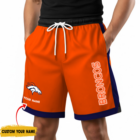 Premium NFL DEN Color-Block Training Shorts Pants V1 NMD TTV