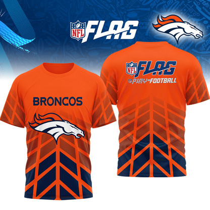 Premium NFL DEN Flag Football T-shirt V1 NMD TTV