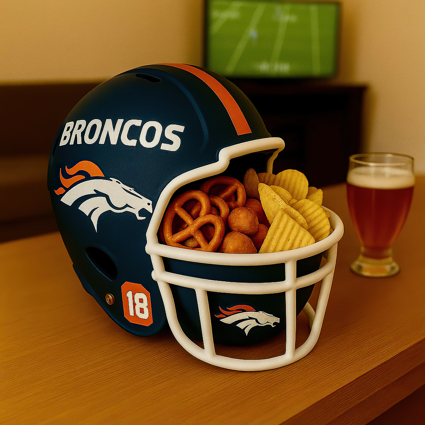 Premium NFL DEN Legacy Football Helmet Snack Bowl V1 NMD TTV