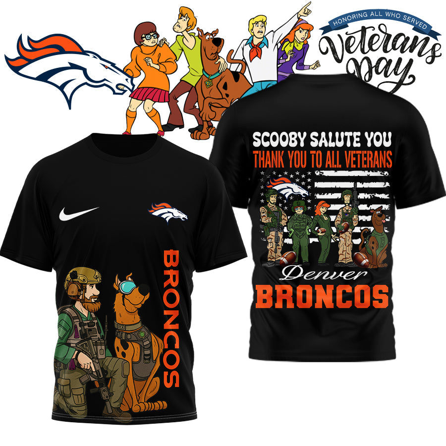 Premium NFL DEN x SCO Salute Veterans T-shirt V15 NMD NHM