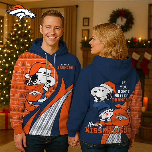 Premium NFL DEN x SNP Funny Christmas Hoodie V1 NMD TTV