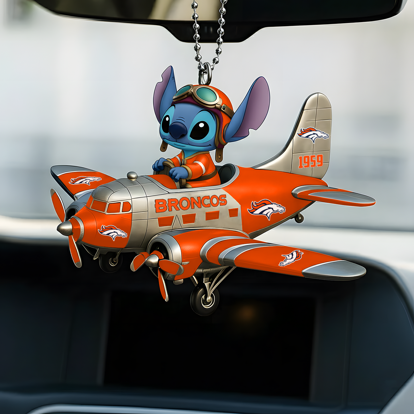 Premium NFL DEN x ST Car Ornament V1 DatND DVT