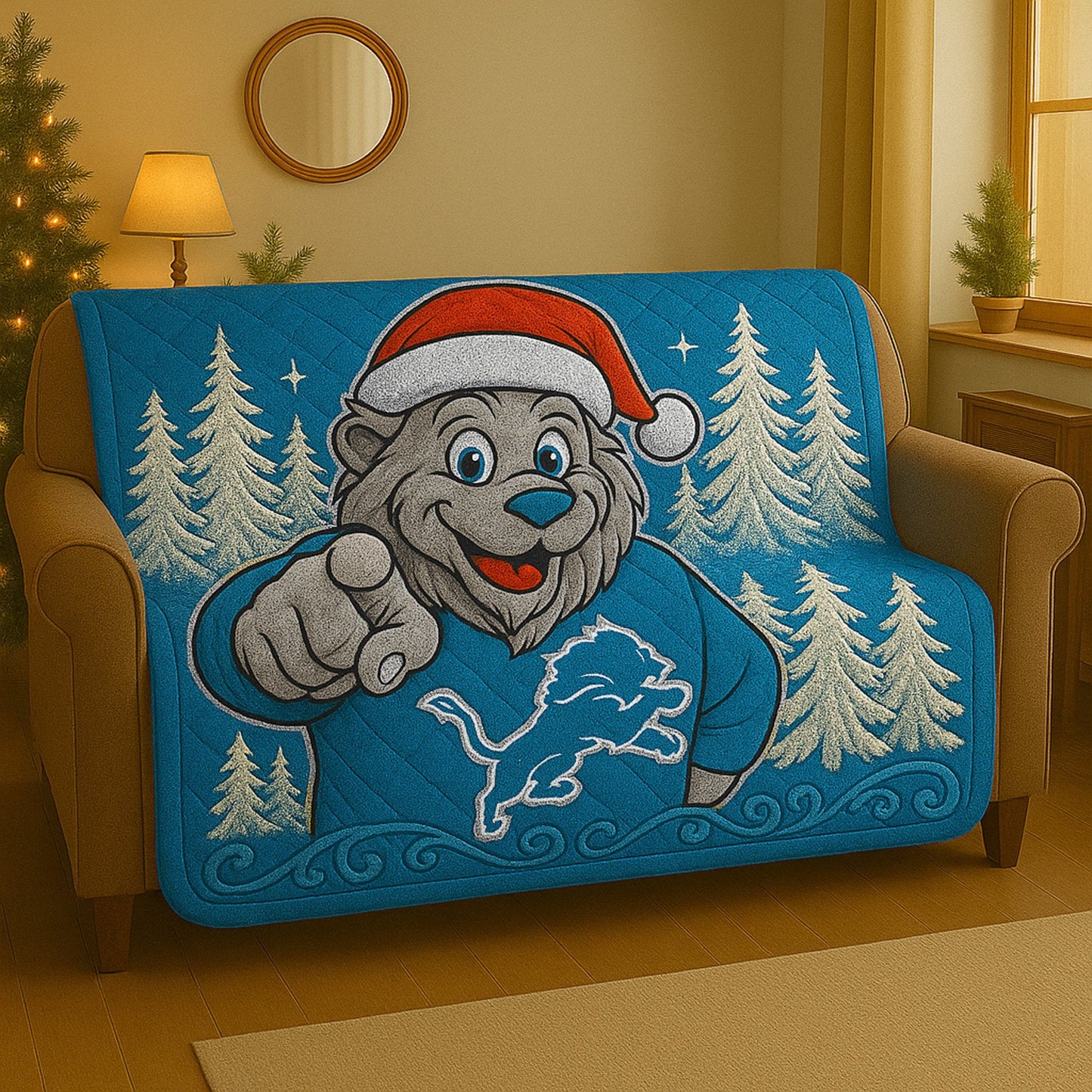 Premium NFL DET Fleece Blanket V2 NMD NHM