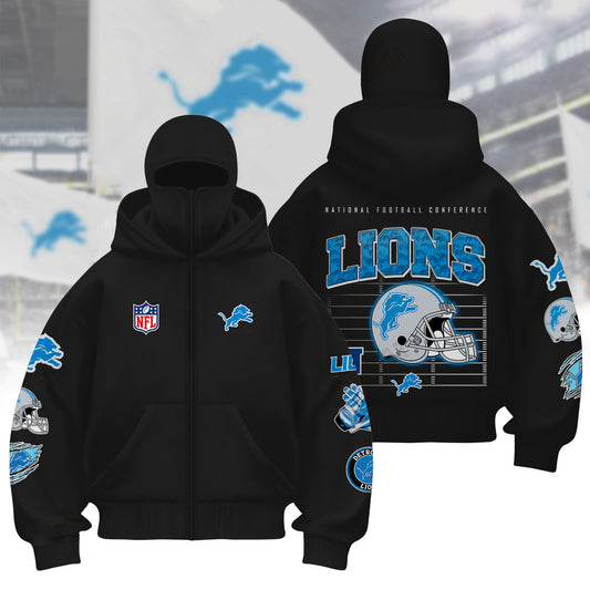 Premium NFL DET Hoodie Balaclava V1 NMD NHM