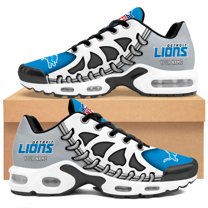 Premium NFL DET Spine Rush Air Max Sneaker V4 NMD  TTV