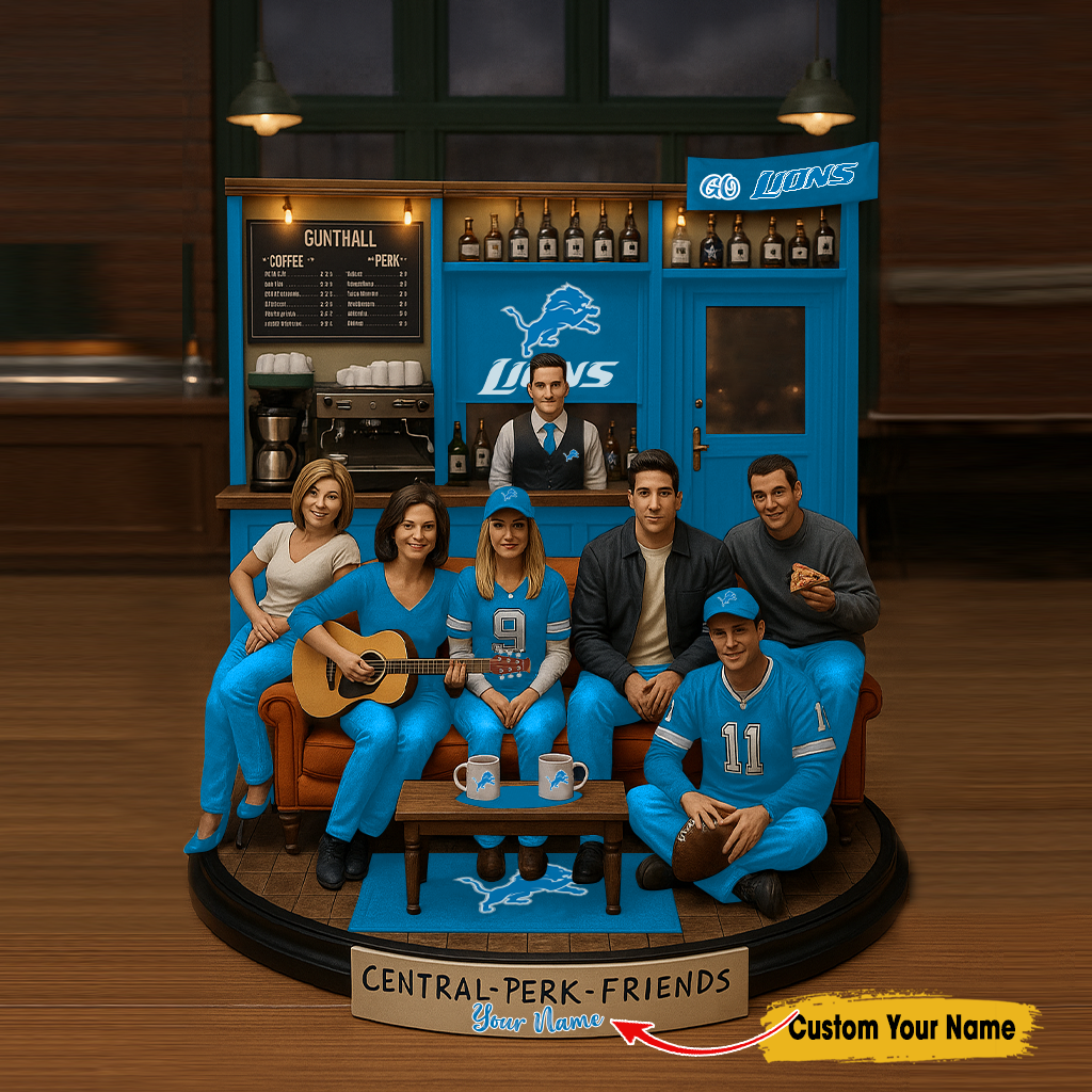 Premium NFL DET x FR Acrylic Plaque V3 NMD TTV