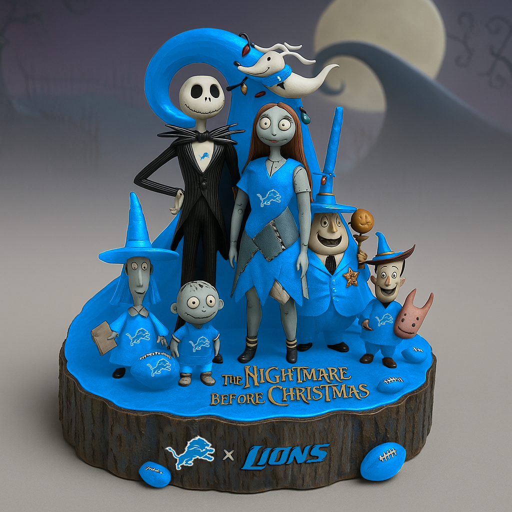 Premium NFL DET x TNBC Acrylic Plaque V4 NMD TTV