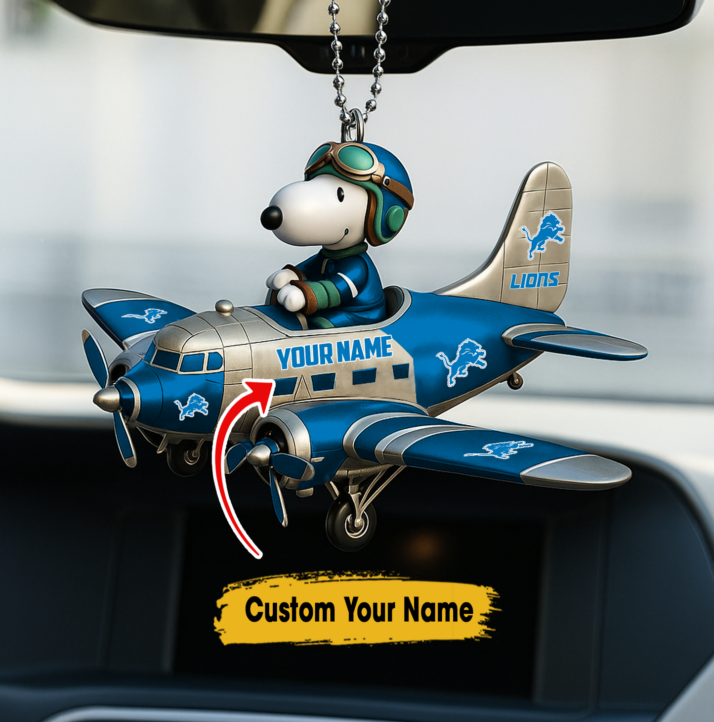 Premium NFL DL x SNP Your Name Car Ornament V2 NMD TTV