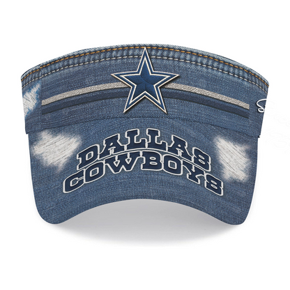 Premium NFL DLCB Denim Sun Visor Cap V2 NMD  DDT TTV