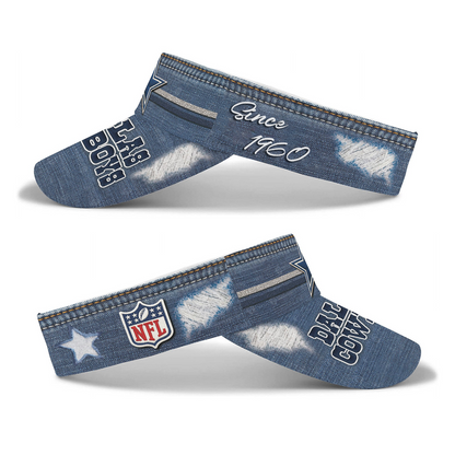 Premium NFL DLCB Denim Sun Visor Cap V2 NMD  DDT TTV