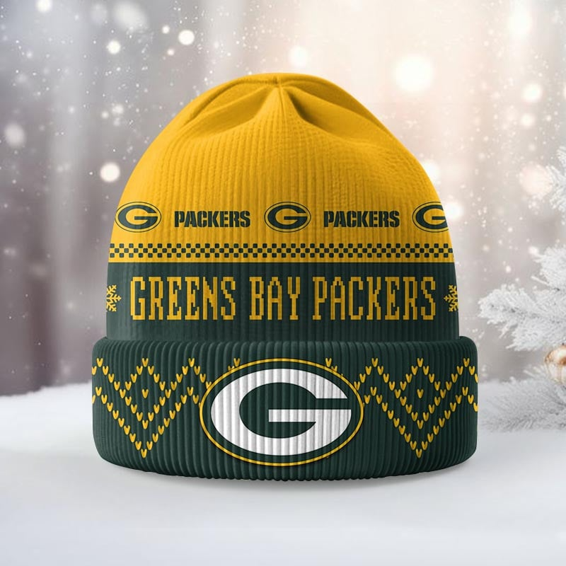 Premium NFL GB Beanie Hat V1 NMD TTV