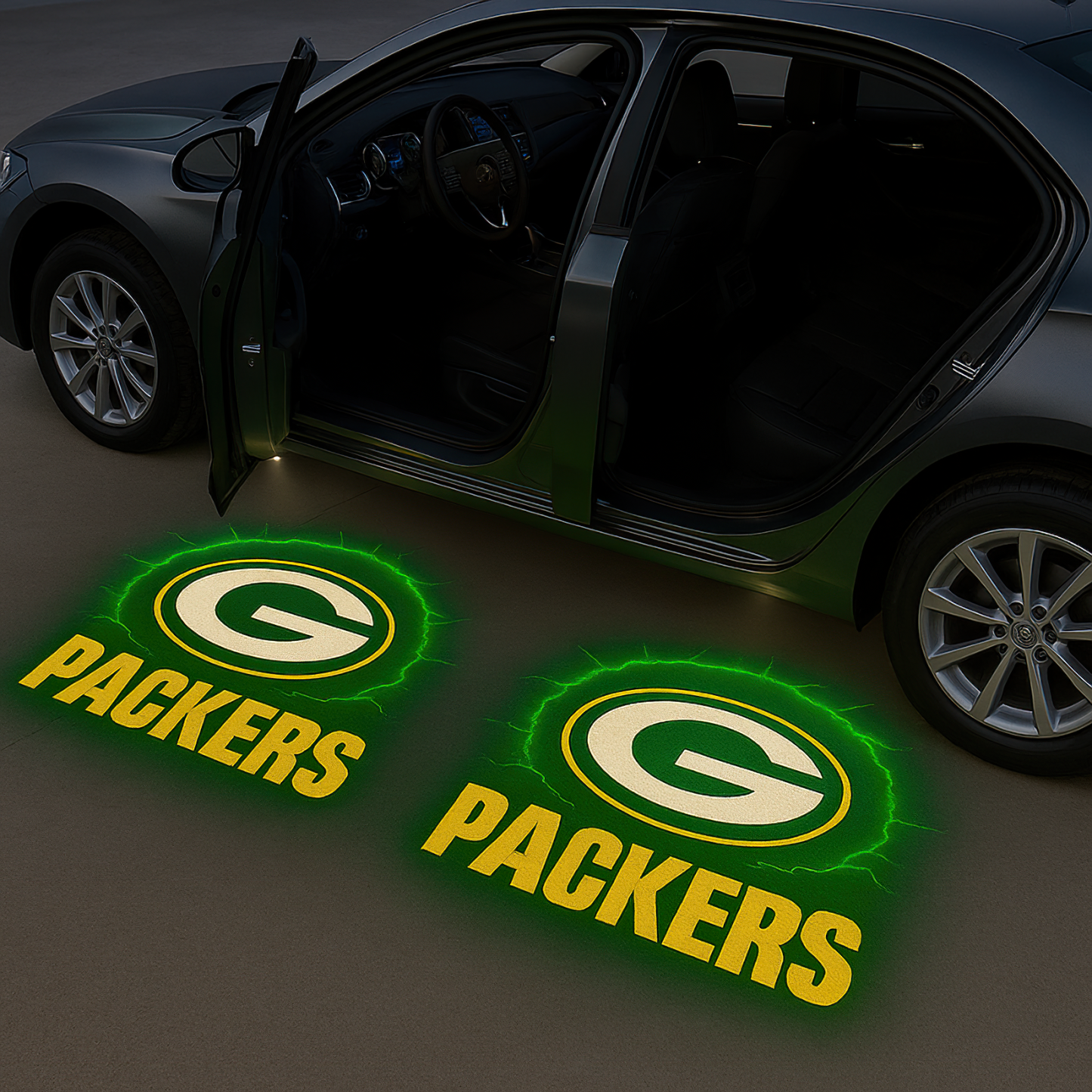 Premium NFL GB Car Welcome Lights V1 NMD TTV