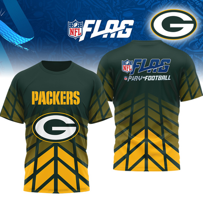 Premium NFL GB Flag Football T-shirt V1 NMD TTV