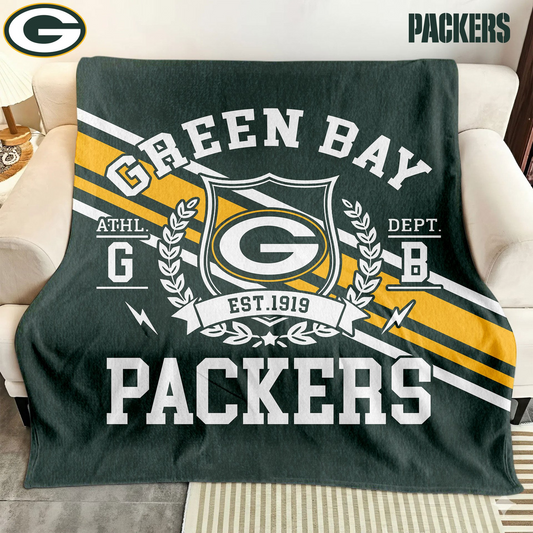 Premium NFL GB Legacy Fleece Blanket V3 NMD TTV