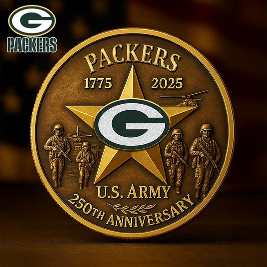 Premium NFL GB U.S Army Anniversary Coin V1 NMD NHM