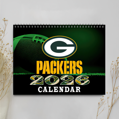 Premium NFL GB Wall Calendar 2026 V1 NMD TTV