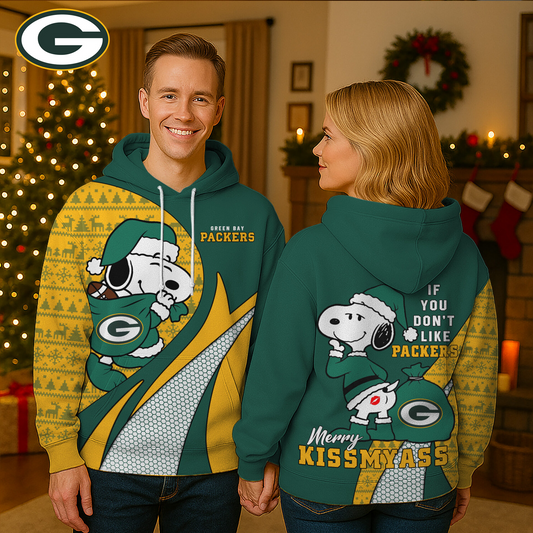 Premium NFL GB x SNP Funny Christmas Hoodie V1 NMD TTV