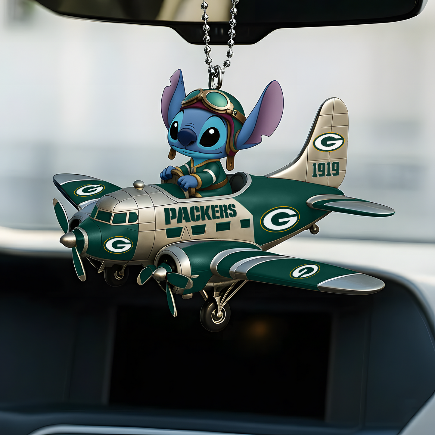 Premium NFL GB x ST Car Ornament V1 DatND DVT