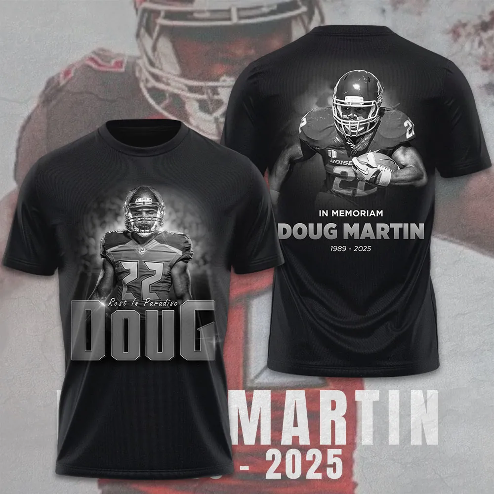 Premium NFL In Memory Of Doug Martin T-Shirt  V5 NMD TTV