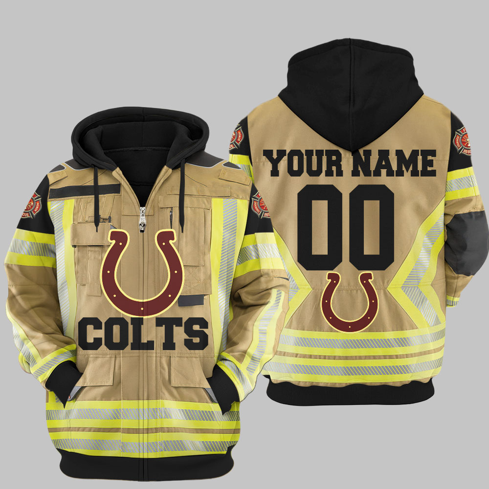 Premium NFL IND Firefighter Zip Hoodie V1 NMD TTV