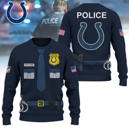 Premium NFL IND Police Office Costume Shirt V1 NMD TTV
