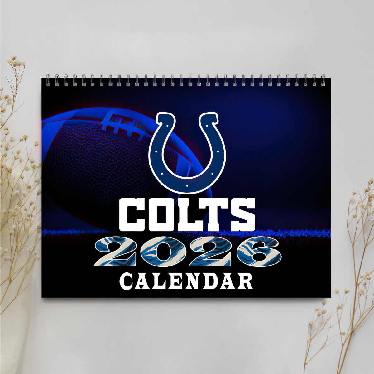 Premium NFL IND Wall Calendar 2026 V1 NMD TTV